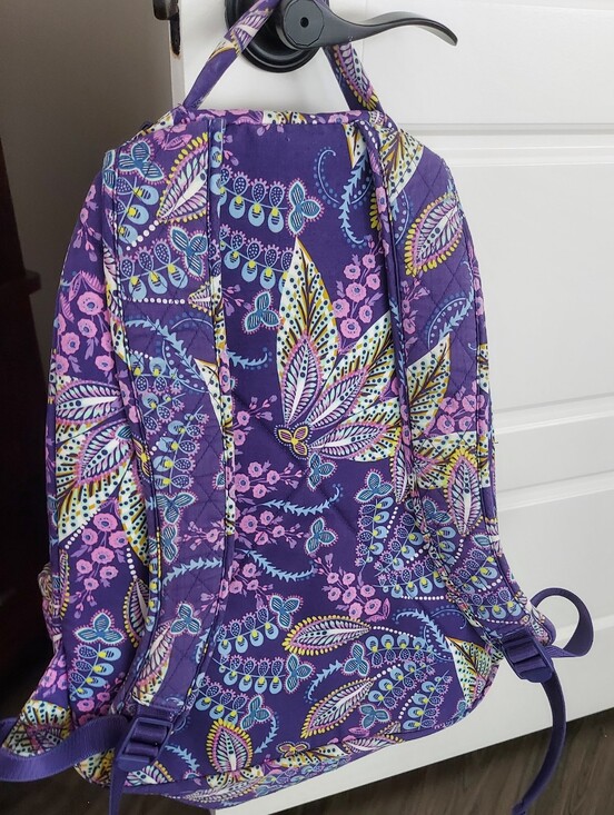 Vera Bradley Deep Purple Back Pack main image 4